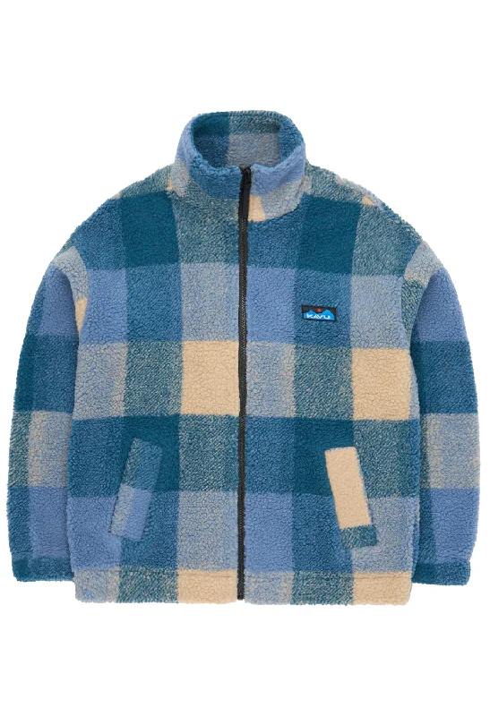 KAVU Women's Loven Fleece Jacket - Blue Ridge One-Shoulder Jacket Off-the-Shoulder Jacket Asymmetrical Jacket KAVU Women's Loven Fleece Jacket - Blue Ridge One-Shoulder Jacket Off-the-Shoulder Jacket Asymmetrical Jacket