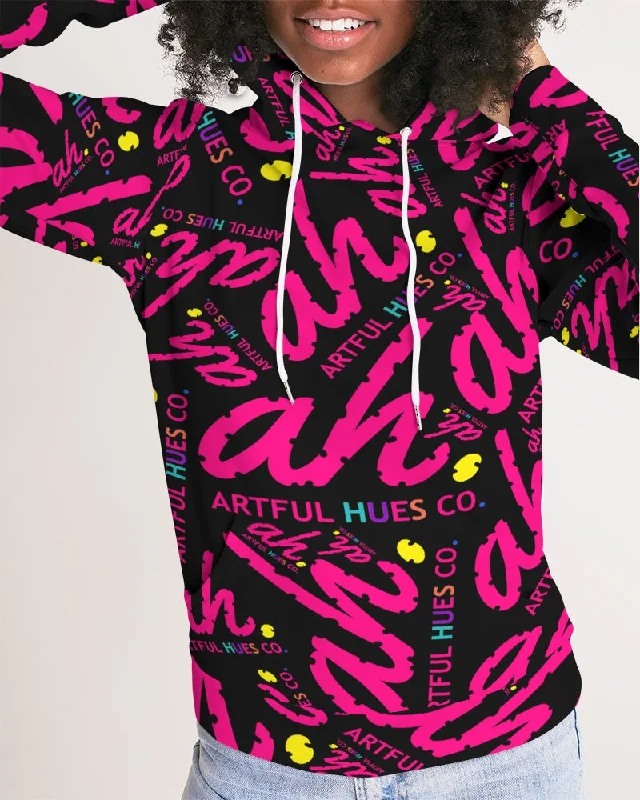 ARTFUL HUES Women's Hoodie Hoodie with Button Classic Timeless