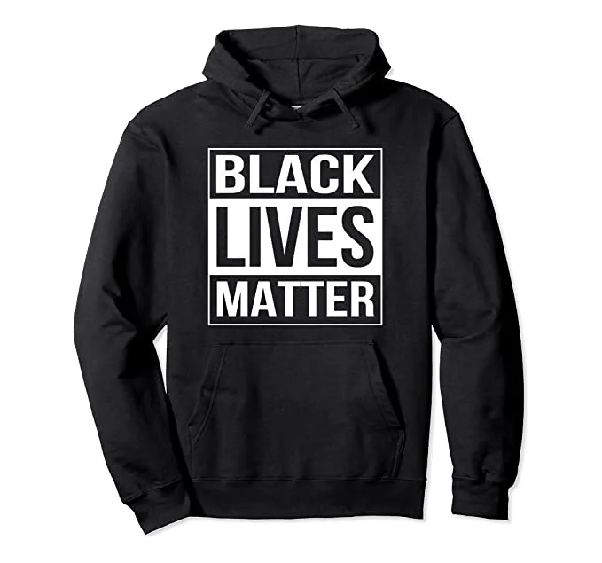 Black Lives Matter Hoodie Hoodie with Oversized Fit Loose Comfortable