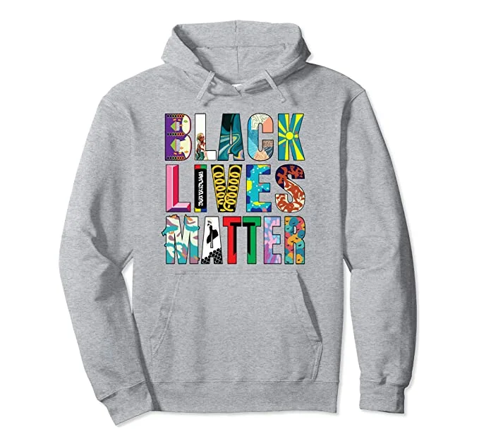 BLM Diversity Hoodie Hoodie with Longline Fit Extended Stylish
