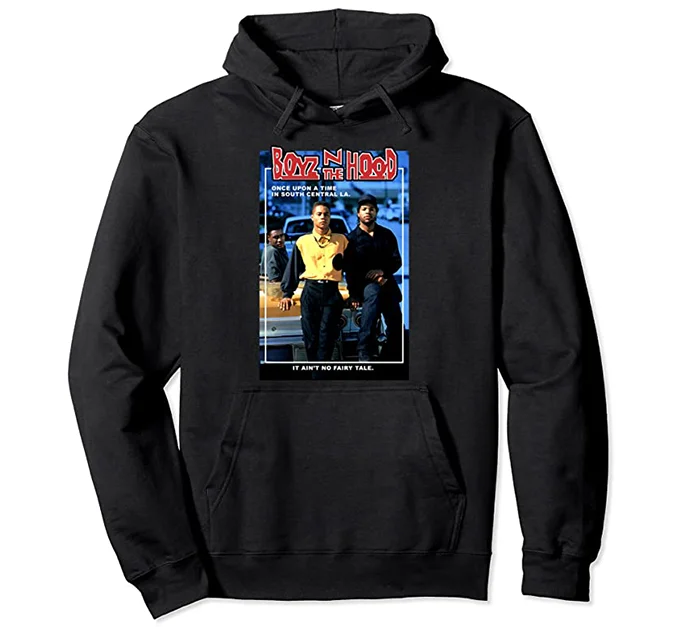 Boyz In The Hood Hoodie Hoodie with Reflective Safety Nightwear