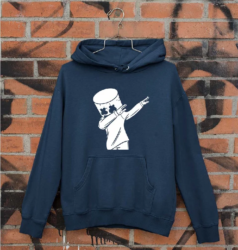 Dab Marshmello Unisex Hoodie for Men/Women Hoodie with Thumb Holes Functional Cozy
