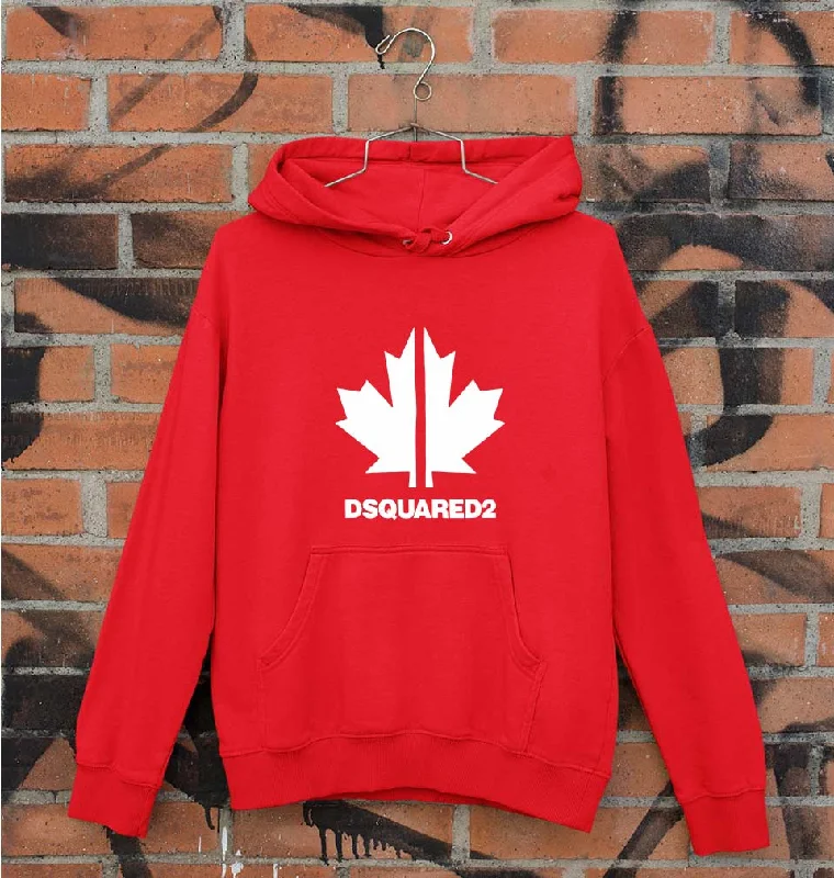 DSQUARED2 Unisex Hoodie for Men/Women Hoodie with V-Neck Classic Versatile