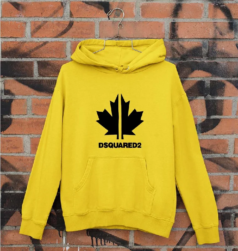 DSQUARED2 Unisex Hoodie for Men/Women Hoodie with Set-In Sleeves Structured Classic
