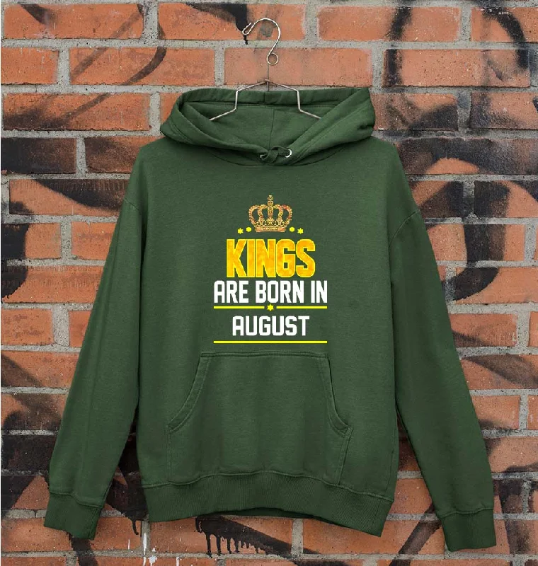 Kings Are Born In August Unisex Hoodie for Men/Women Hoodie with Logo Branding Identity Kings Are Born In August Unisex Hoodie for Men/Women Hoodie with Logo Branding Identity