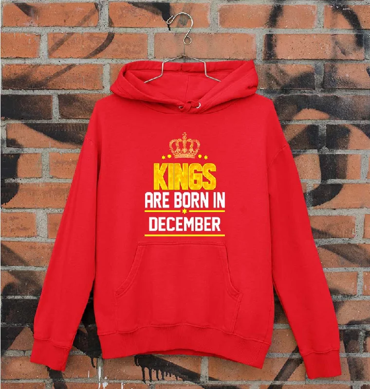 Kings Are Born In December Unisex Hoodie for Men/Women Cotton Hoodie Fleece Lining Warmth Kings Are Born In December Unisex Hoodie for Men/Women Cotton Hoodie Fleece Lining Warmth