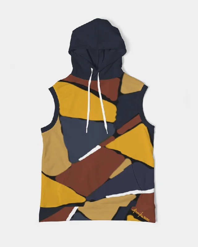 MELODIC MELANIN Men's/Unisex Sleeveless Hoodie Hooded Sweatshirt Casual Wear Street Style MELODIC MELANIN Men's/Unisex Sleeveless Hoodie Hooded Sweatshirt Casual Wear Street Style