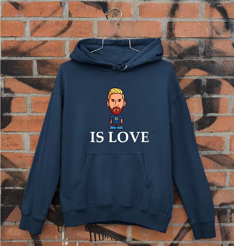 Messi Unisex Hoodie for Men/Women Hoodie with Elastic Cuffs Stretchable Comfortable