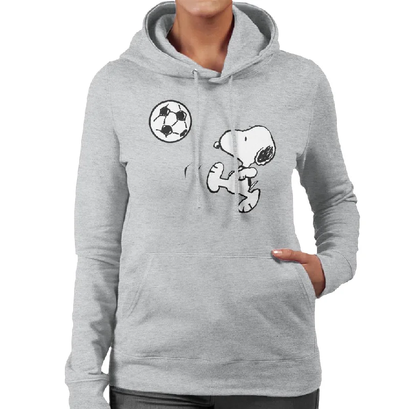 Peanuts Football Snoopy The Striker Women's Hooded Sweatshirt Hoodie Crop Top Short Trendy Peanuts Football Snoopy The Striker Women's Hooded Sweatshirt Hoodie Crop Top Short Trendy