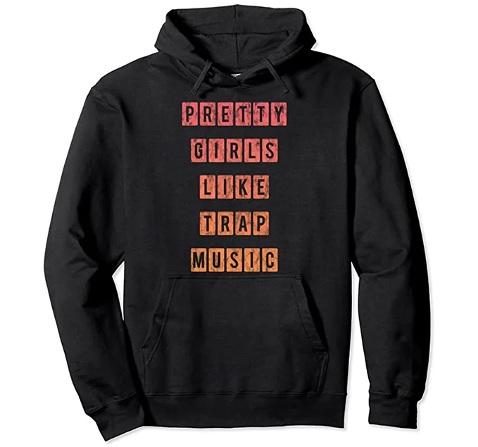 PGLTM Block Hoodie Hoodie with Sequins Glamorous Eye-catching