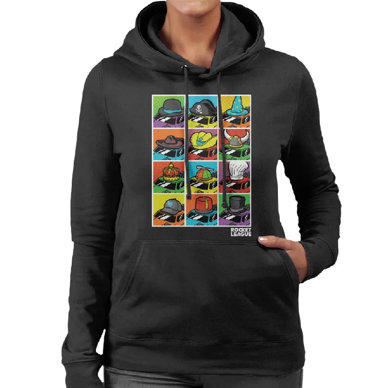 Rocket League Toppers Women's Hooded Sweatshirt Hoodie with Distressed Vintage Worn