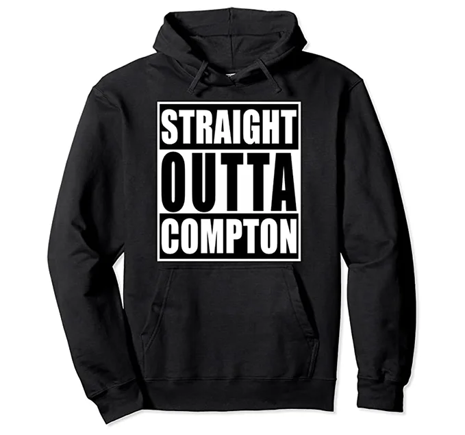 Straight Outta Compton Hoodie Hoodie with Fur Luxurious Winter
