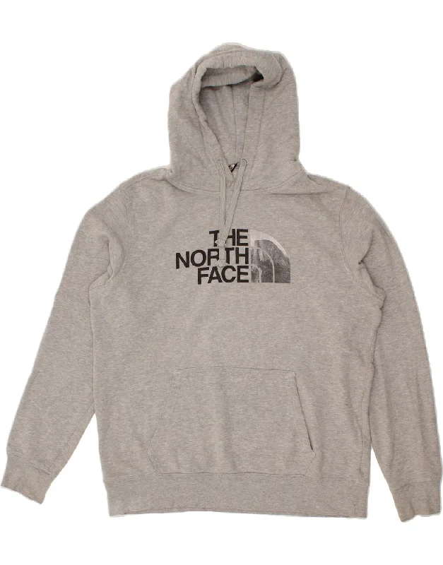 THE NORTH FACE Mens Graphic Hoodie Jumper Large Grey Cotton Hoodie with Ribbed Neckline Snug Warm THE NORTH FACE Mens Graphic Hoodie Jumper Large Grey Cotton Hoodie with Ribbed Neckline Snug Warm