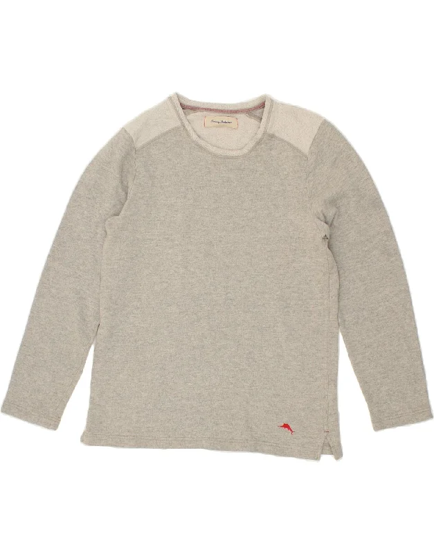 TOMMY BAHAMA Mens Sweatshirt Jumper Medium Grey Cotton Hoodie with Full-Zip Functional Layering TOMMY BAHAMA Mens Sweatshirt Jumper Medium Grey Cotton Hoodie with Full-Zip Functional Layering