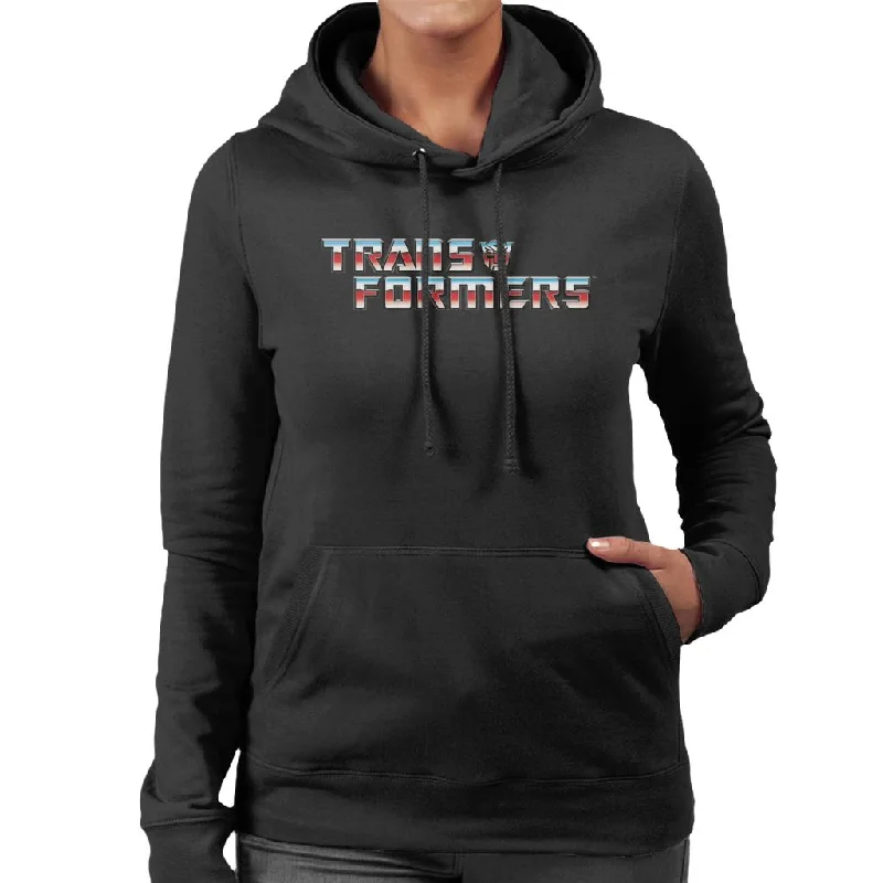 Transformers Classic Logo Women's Hooded Sweatshirt Hoodie with Raglan Sleeves Sporty Comfortable Transformers Classic Logo Women's Hooded Sweatshirt Hoodie with Raglan Sleeves Sporty Comfortable