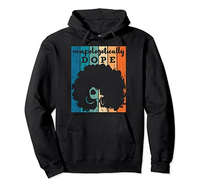 Unapologetically Dope Hoodie Hoodie with Double Zipper Versatile Adjustable