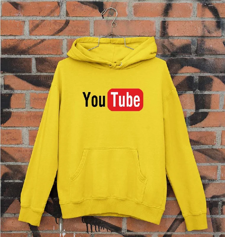 YouTube Unisex Hoodie for Men/Women Hoodie with Relaxed Fit Easy Casual