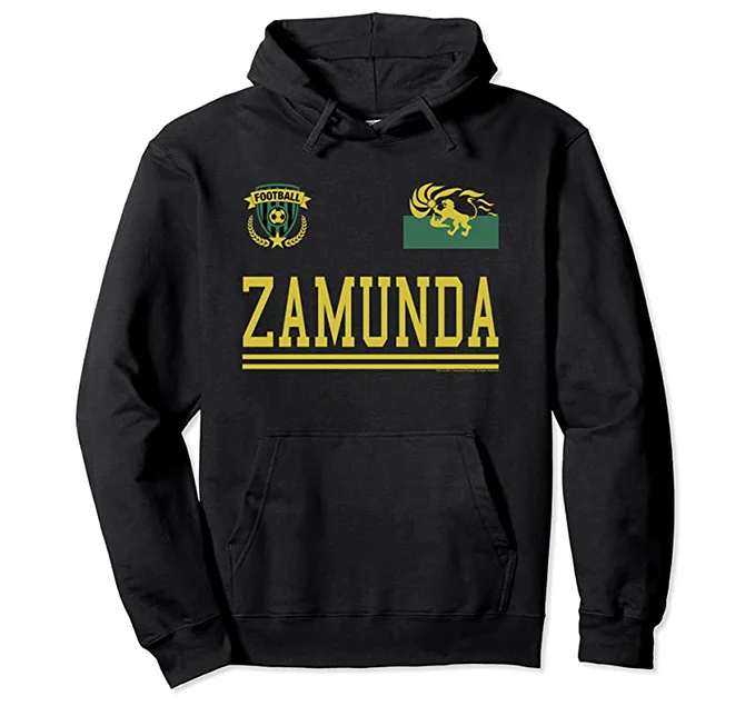 Zamunda Hoodie Hoodie with Pattern Geometric Abstract