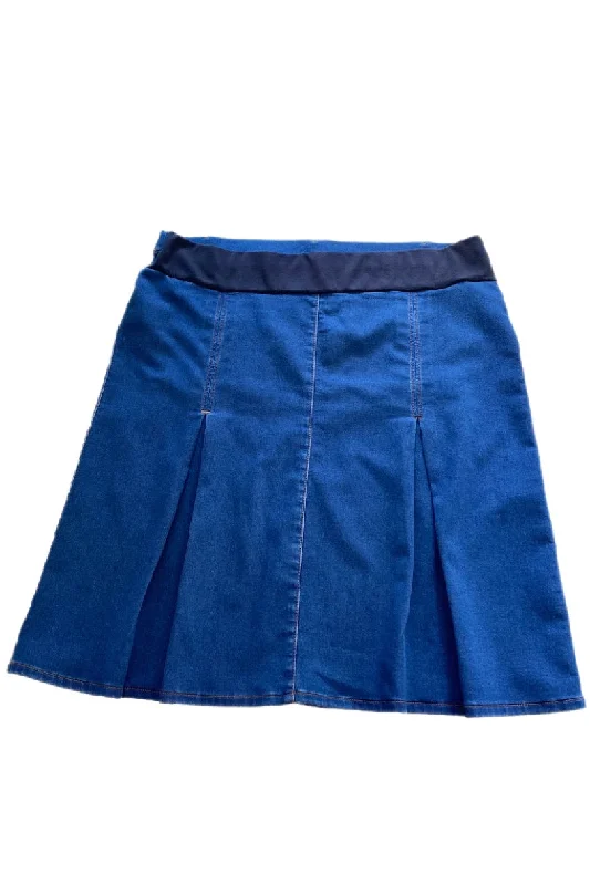 Denim Maternity Skirt Style 168-TR42F linen skirt breathable