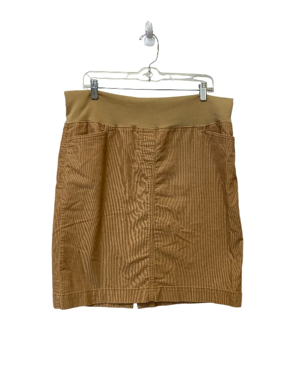 Maternity Skirt By Loft, Size: L chiffon skirt delicate