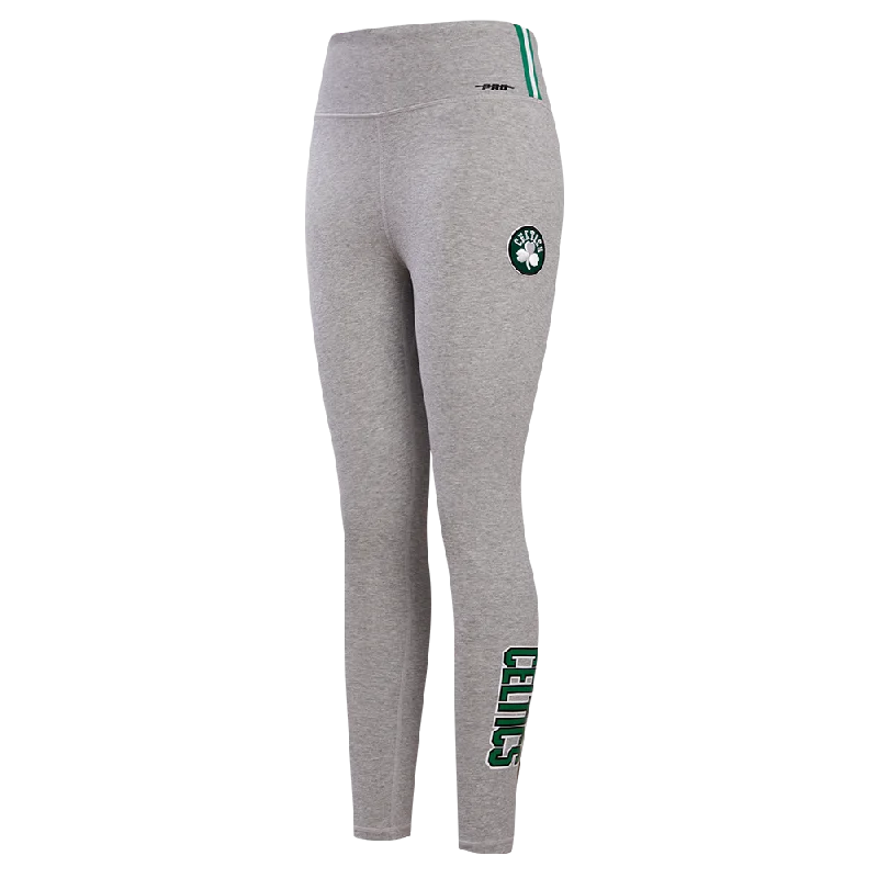 NBA BOSTON CELTICS CLASSIC WOMEN'S JERSEY LEGGING (HEATHER GREY) Elegant Printed Leggings with Pockets NBA BOSTON CELTICS CLASSIC WOMEN'S JERSEY LEGGING (HEATHER GREY) Elegant Printed Leggings with Pockets