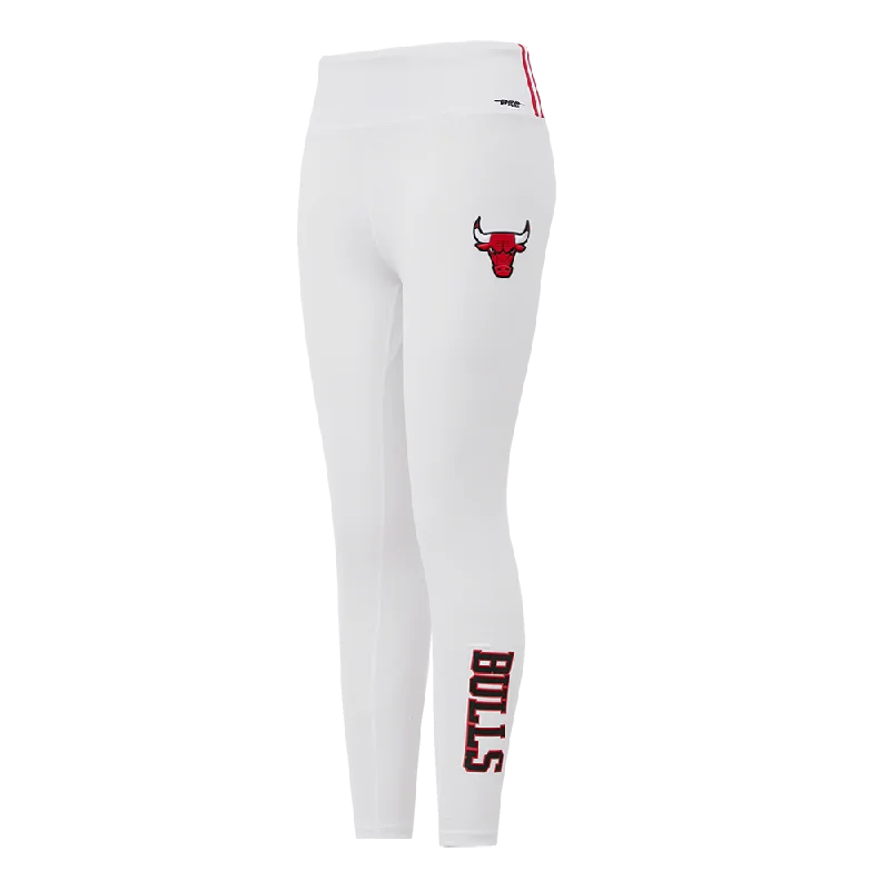 NBA CHICAGO BULLS CLASSIC WOMEN'S JERSEY LEGGING (WHITE) Stylish Stretch Pants Leggings NBA CHICAGO BULLS CLASSIC WOMEN'S JERSEY LEGGING (WHITE) Stylish Stretch Pants Leggings