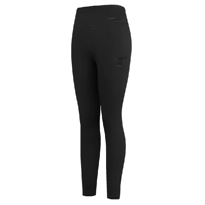 NBA CHICAGO BULLS NEUTRAL WOMEN'S JERSEY LEGGING (BLACK) Trendy Cut-Out Activewear Leggings NBA CHICAGO BULLS NEUTRAL WOMEN'S JERSEY LEGGING (BLACK) Trendy Cut-Out Activewear Leggings