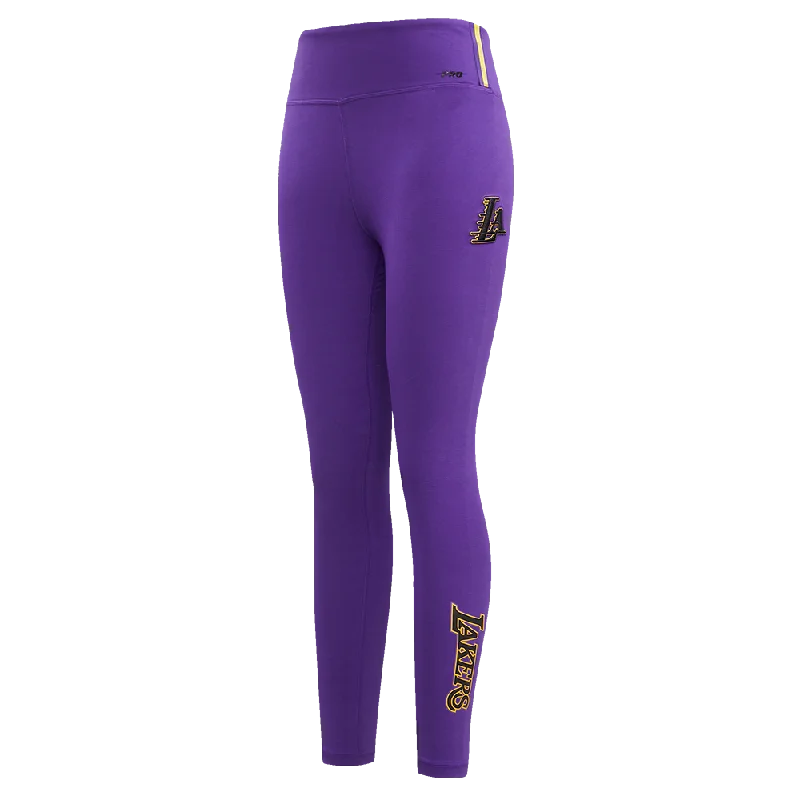 NBA LOS ANGELES LAKERS CLASSIC WOMEN'S JERSEY LEGGING (PURPLE) Trendy Cold Weather Tights NBA LOS ANGELES LAKERS CLASSIC WOMEN'S JERSEY LEGGING (PURPLE) Trendy Cold Weather Tights