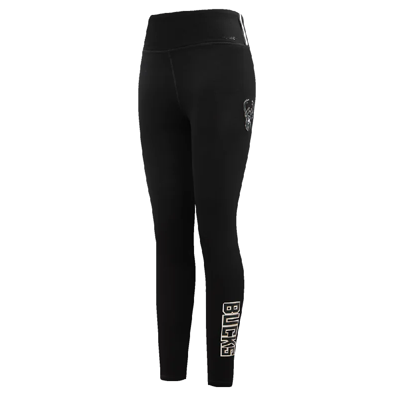 NBA MILWAUKEE BUCKS CLASSIC WOMEN'S JERSEY LEGGING (BLACK) Classic Solid Color Leggings NBA MILWAUKEE BUCKS CLASSIC WOMEN'S JERSEY LEGGING (BLACK) Classic Solid Color Leggings