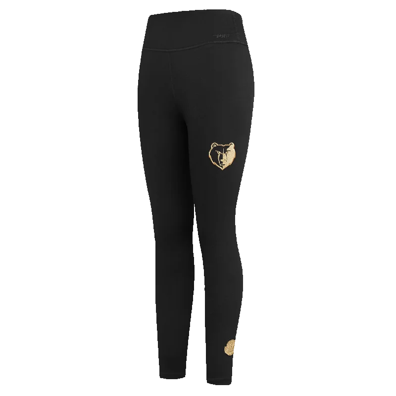 NBA MEMPHIS GRIZZLIES HOLIDAY GLAM WOMEN'S JERSEY LEGGING (BLACK) Trendy Full-Length Leggings NBA MEMPHIS GRIZZLIES HOLIDAY GLAM WOMEN'S JERSEY LEGGING (BLACK) Trendy Full-Length Leggings