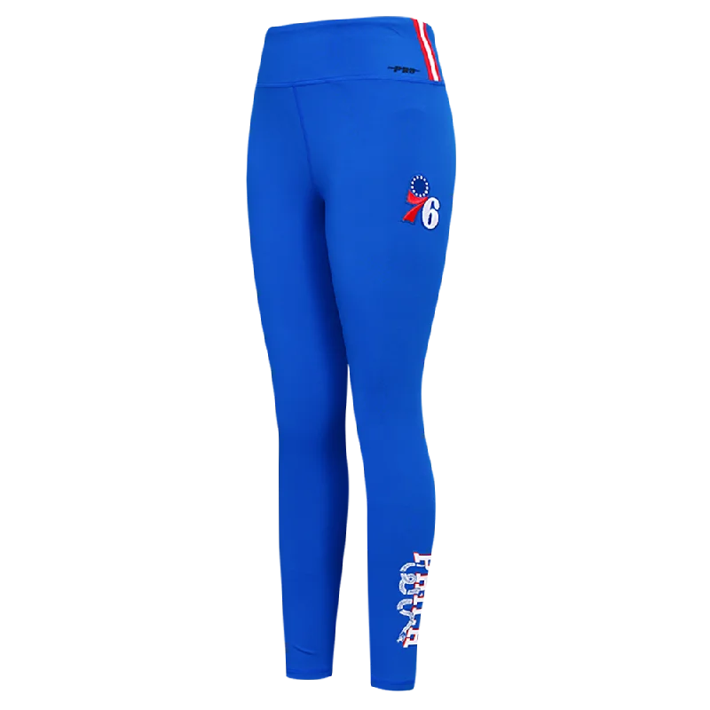 NBA PHILADELPHIA 76ERS CLASSIC WOMEN'S JERSEY LEGGING (ROYAL BLUE) Trendy Sporty Compression Leggings NBA PHILADELPHIA 76ERS CLASSIC WOMEN'S JERSEY LEGGING (ROYAL BLUE) Trendy Sporty Compression Leggings