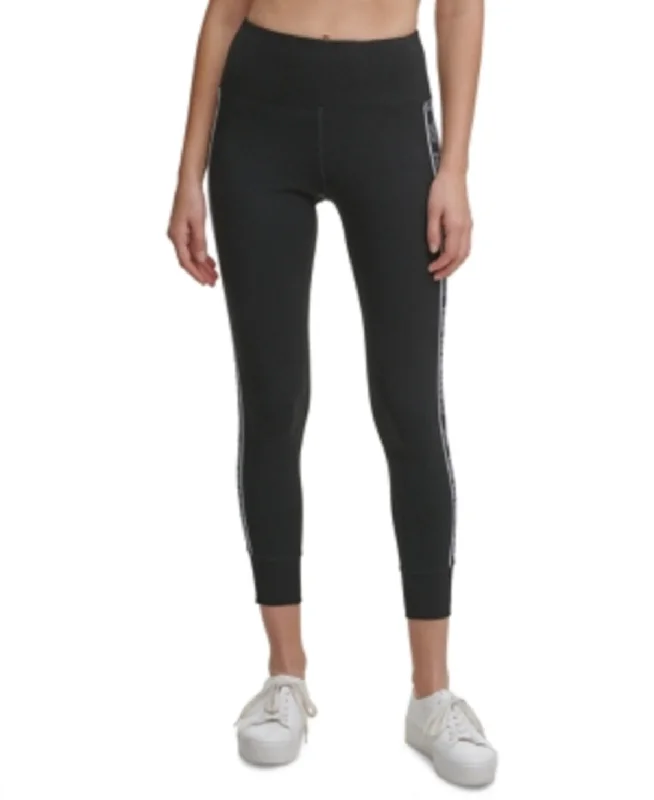 Calvin Klein Women's Outline-Logo High-Waist 7/8 Length Leggings, L Comfortable Slip-On Leggings Calvin Klein Women's Outline-Logo High-Waist 7/8 Length Leggings, L Comfortable Slip-On Leggings