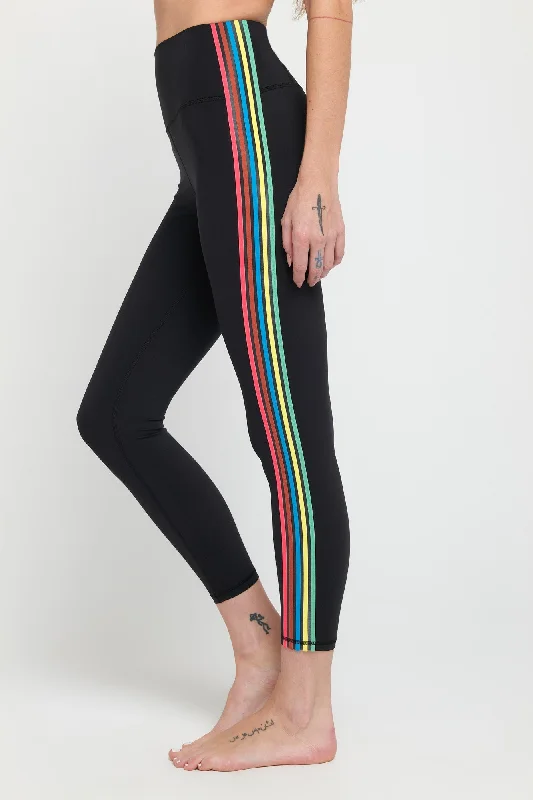 Ada Stripe Legging Trendy Mesh Leggings