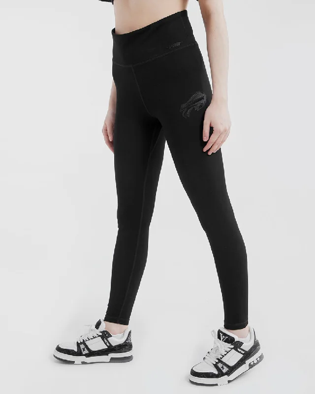 NFL BUFFALO BILLS NEUTRAL WOMEN'S JERSEY LEGGING (BLACK) Fashionable Fitted Workout Leggings NFL BUFFALO BILLS NEUTRAL WOMEN'S JERSEY LEGGING (BLACK) Fashionable Fitted Workout Leggings