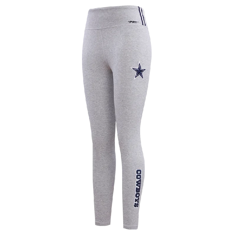 NFL DALLAS COWBOYS CLASSIC WOMEN'S JERSEY LEGGING (HEATHER GREY) Elegant Black Leggings NFL DALLAS COWBOYS CLASSIC WOMEN'S JERSEY LEGGING (HEATHER GREY) Elegant Black Leggings