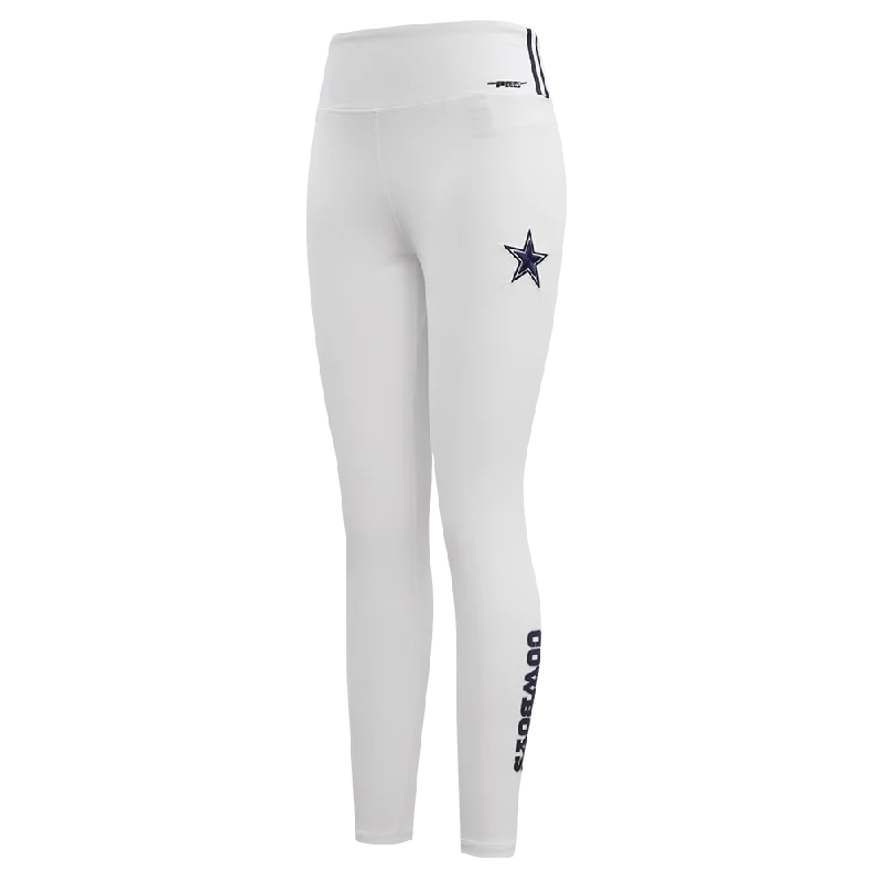 NFL DALLAS COWBOYS CLASSIC WOMEN'S JERSEY LEGGING (WHITE) Stylish Sporty Performance Leggings NFL DALLAS COWBOYS CLASSIC WOMEN'S JERSEY LEGGING (WHITE) Stylish Sporty Performance Leggings