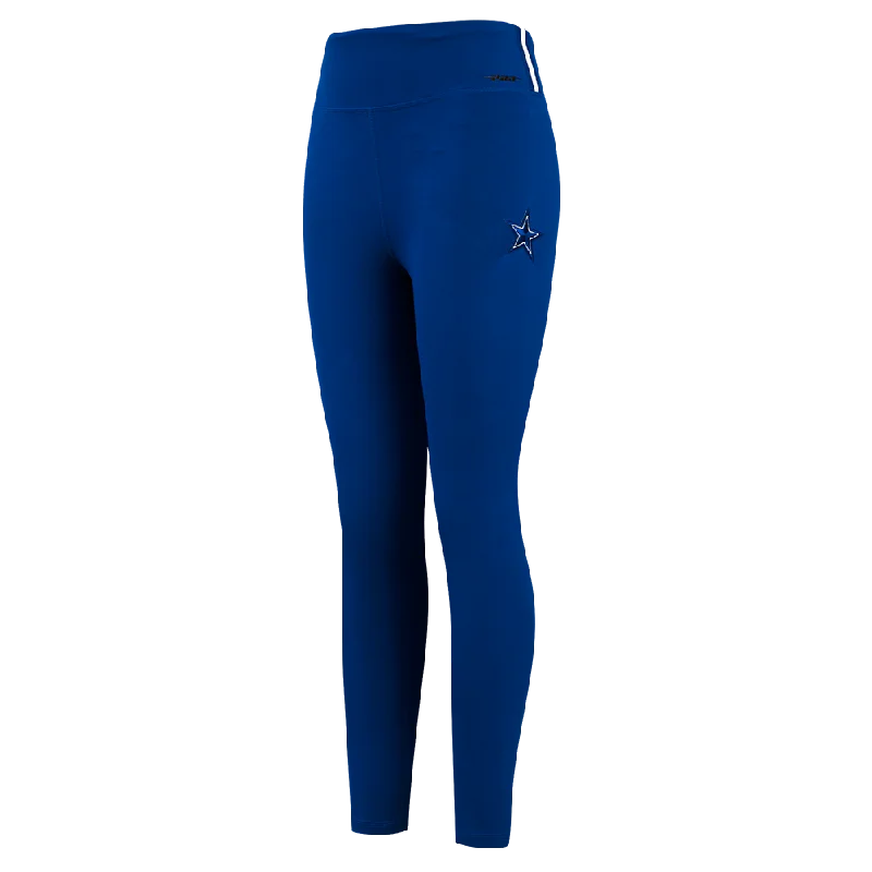NFL DALLAS COWBOYS RETRO CLASSIC WOMEN'S JERSEY LEGGING (DODGER BLUE) Trendy Flared Leggings NFL DALLAS COWBOYS RETRO CLASSIC WOMEN'S JERSEY LEGGING (DODGER BLUE) Trendy Flared Leggings
