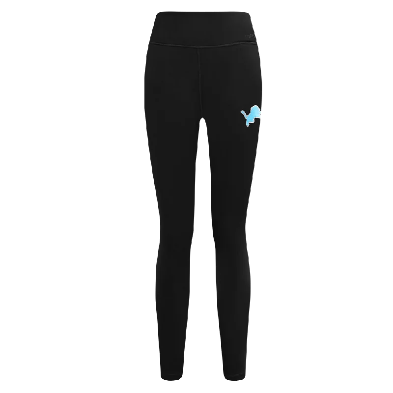 NFL DETROIT LIONS RETRO CLASSIC WOMEN'S JERSEY LEGGING (BLACK) Stylish Stretch Pants Leggings NFL DETROIT LIONS RETRO CLASSIC WOMEN'S JERSEY LEGGING (BLACK) Stylish Stretch Pants Leggings