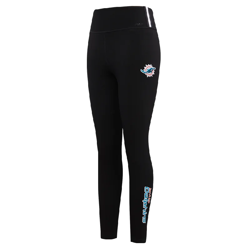 NFL MIAMI DOLPHINS CLASSIC WOMEN'S JERSEY LEGGING (BLACK) Fashionable Quick-Dry Yoga Pants NFL MIAMI DOLPHINS CLASSIC WOMEN'S JERSEY LEGGING (BLACK) Fashionable Quick-Dry Yoga Pants