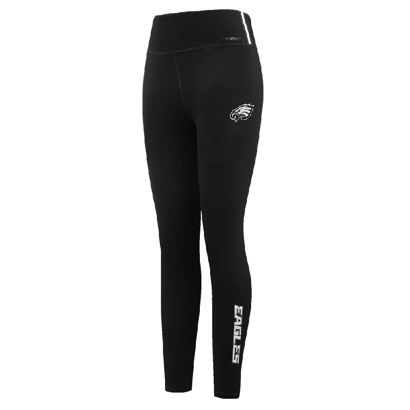 NFL PHILADELPHIA EAGLES CLASSIC WOMEN'S JERSEY LEGGING (BLACK) Chic Workout Leggings NFL PHILADELPHIA EAGLES CLASSIC WOMEN'S JERSEY LEGGING (BLACK) Chic Workout Leggings