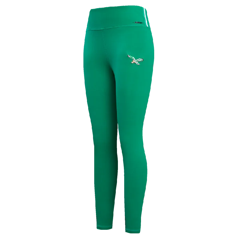 NFL PHILADELPHIA EAGLES RETRO CLASSIC WOMEN'S JERSEY LEGGING (KELLY GREEN) Fashionable Solid Color Tights NFL PHILADELPHIA EAGLES RETRO CLASSIC WOMEN'S JERSEY LEGGING (KELLY GREEN) Fashionable Solid Color Tights