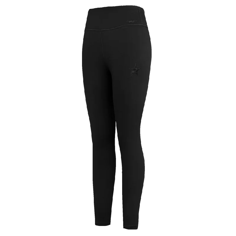 NHL DALLAS STARS NEUTRAL WOMEN'S JERSEY LEGGING (BLACK) Trendy High-Compression Leggings NHL DALLAS STARS NEUTRAL WOMEN'S JERSEY LEGGING (BLACK) Trendy High-Compression Leggings