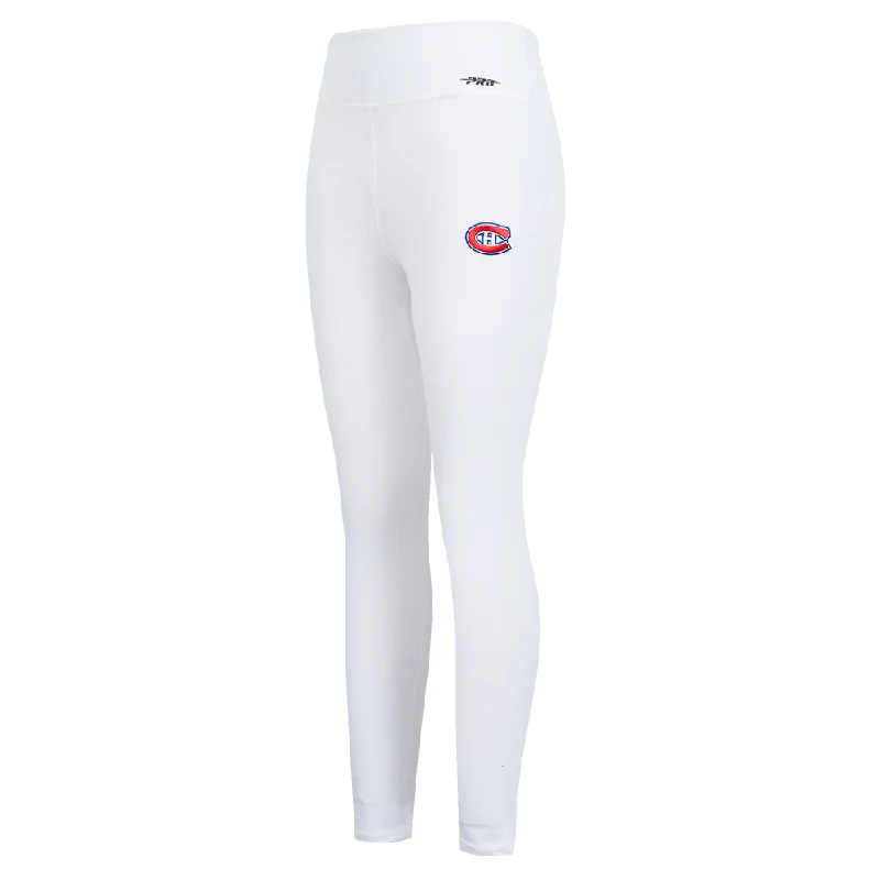 NHL MONTREAL CANADIENS CLASSIC WOMEN'S JERSEY LEGGING (WHITE) Trendy Side-Pocket Leggings NHL MONTREAL CANADIENS CLASSIC WOMEN'S JERSEY LEGGING (WHITE) Trendy Side-Pocket Leggings
