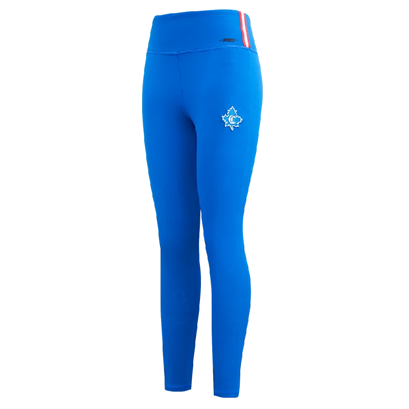 NHL MONTREAL CANADIENS RETRO CLASSIC WOMEN'S JERSEY LEGGING (ROYAL BLUE) Fashionable Moisture-Wicking Leggings NHL MONTREAL CANADIENS RETRO CLASSIC WOMEN'S JERSEY LEGGING (ROYAL BLUE) Fashionable Moisture-Wicking Leggings