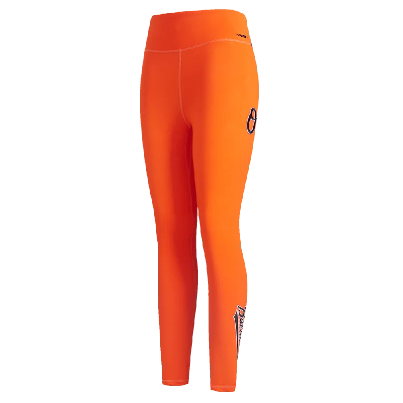 MLB BALTIMORE ORIOLES CLASSIC WOMEN'S JERSEY LEGGING (ORANGE) Trendy Foil Finish Leggings MLB BALTIMORE ORIOLES CLASSIC WOMEN'S JERSEY LEGGING (ORANGE) Trendy Foil Finish Leggings