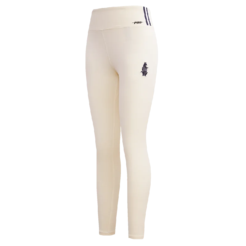 MLB CHICAGO CUBS RETRO CLASSIC WOMEN'S JERSEY LEGGING (EGGSHELL) Cozy Fashion Leggings MLB CHICAGO CUBS RETRO CLASSIC WOMEN'S JERSEY LEGGING (EGGSHELL) Cozy Fashion Leggings