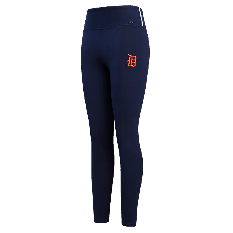 MLB DETROIT TIGERS RETRO CLASSIC WOMEN'S JERSEY LEGGING (MIDNIGHT NAVY) Fashionable Solid Color Tights MLB DETROIT TIGERS RETRO CLASSIC WOMEN'S JERSEY LEGGING (MIDNIGHT NAVY) Fashionable Solid Color Tights