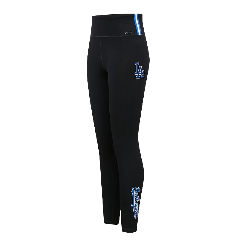 MLB LOS ANGELES DODGERS CLASSIC WOMEN'S JERSEY LEGGING (BLACK) Stylish Camo Print Leggings