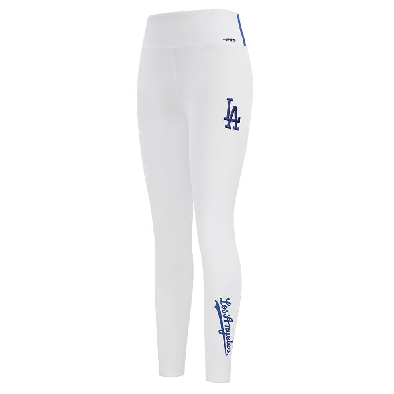 MLB LOS ANGELES DODGERS CLASSIC WOMEN'S JERSEY LEGGING (WHITE) Stylish Ultra Stretch Leggings MLB LOS ANGELES DODGERS CLASSIC WOMEN'S JERSEY LEGGING (WHITE) Stylish Ultra Stretch Leggings