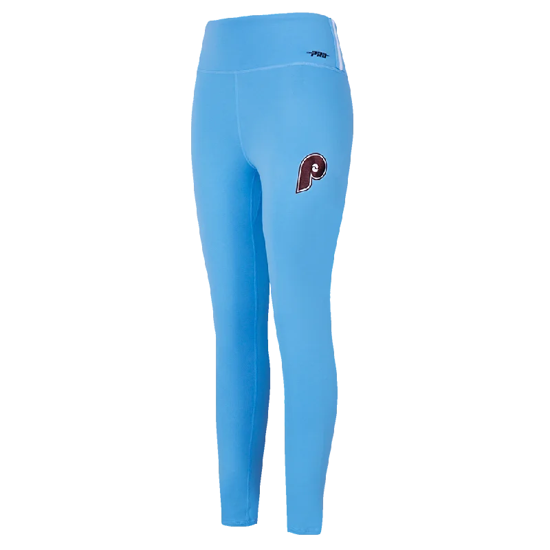 MLB PHILADELPHIA PHILLIES RETRO CLASSIC WOMEN'S JERSEY LEGGING (UNIVERSITY BLUE) Elegant Embellished Leggings MLB PHILADELPHIA PHILLIES RETRO CLASSIC WOMEN'S JERSEY LEGGING (UNIVERSITY BLUE) Elegant Embellished Leggings